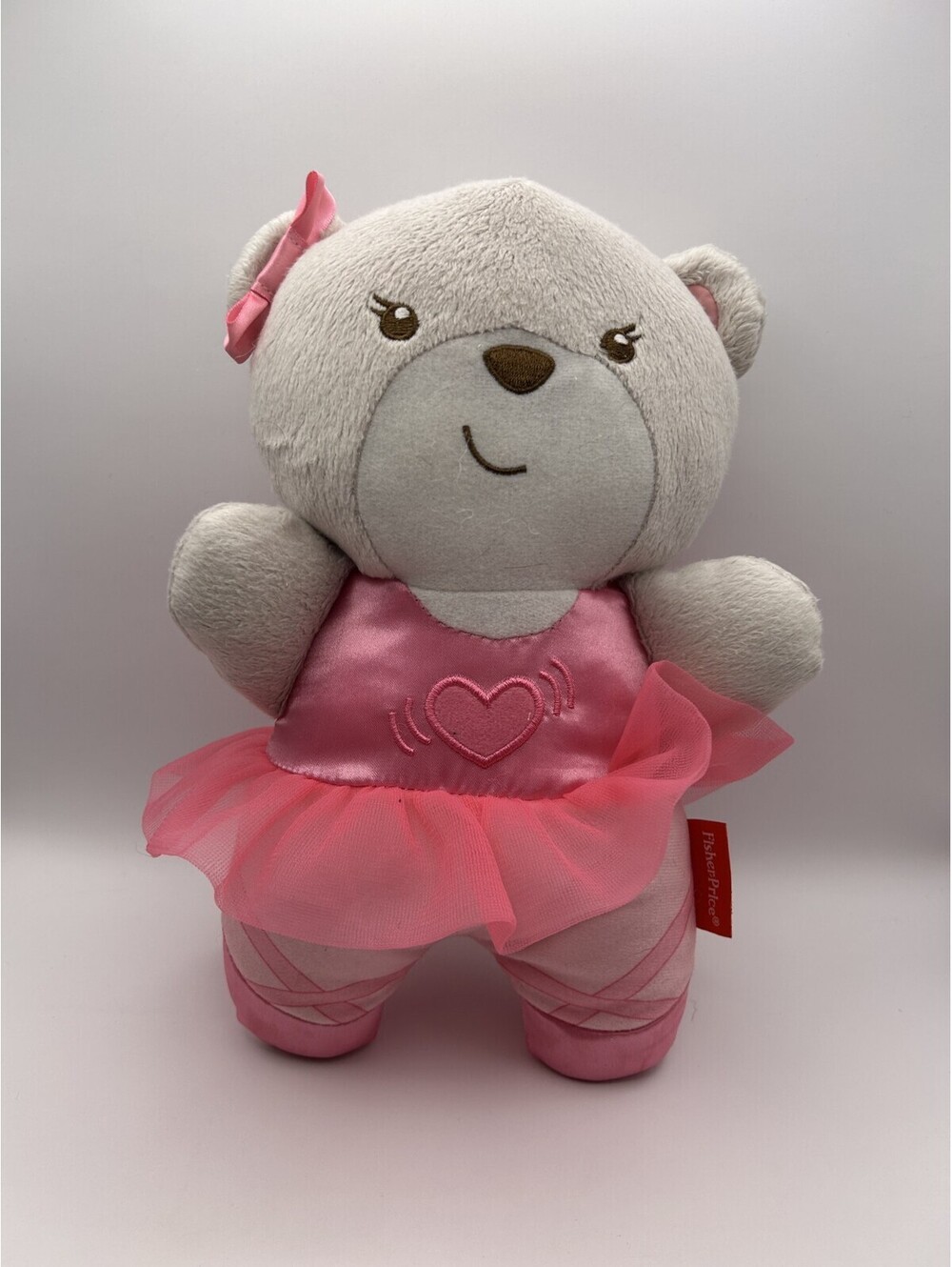 Fisher-Price 2014 Ballerina Bear Plush Pink Tutu